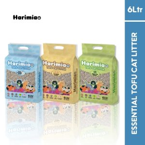Harimiao Tofu Cat Litter Soybean Formula 2kg/6L [10 Packs Bundle]