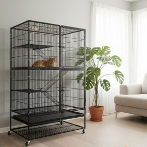 C242 - Solid Cat Enclosure L