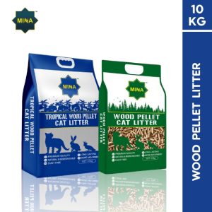 MINA Wood Pellet Cat Litter 10kg