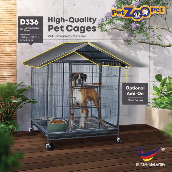 metal canopy dog cage